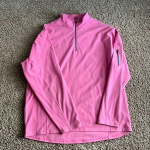 Peter Millar XL pink quarter zip